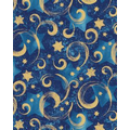 Gift Wrap (24"x100') GOLD STAR CHANUKAH